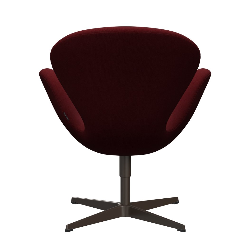 Fritz Hansen Swan Lounge stol, brun bronze/Christianshavn Red Uni