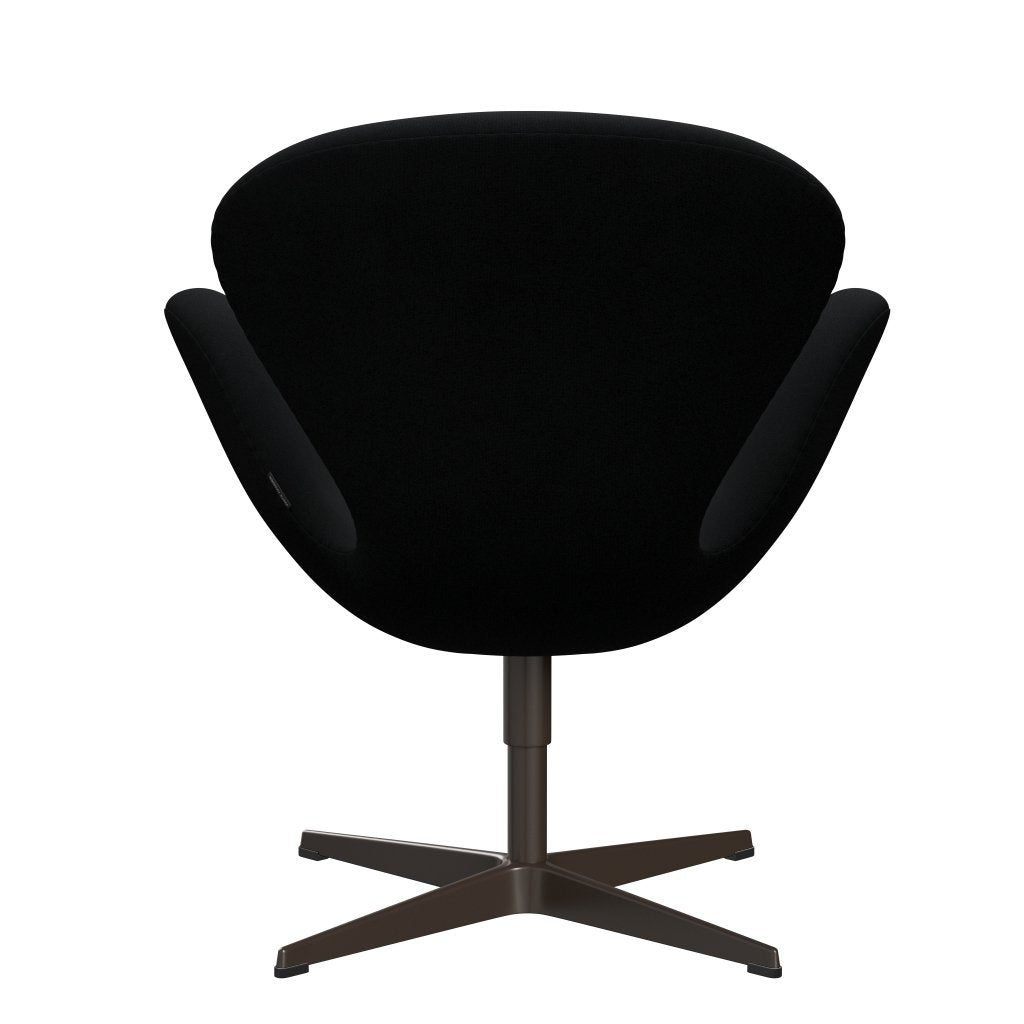 Fritz Hansen Swan Lounge -tuoli, Brown Bronze/Christianshavn Black Uni