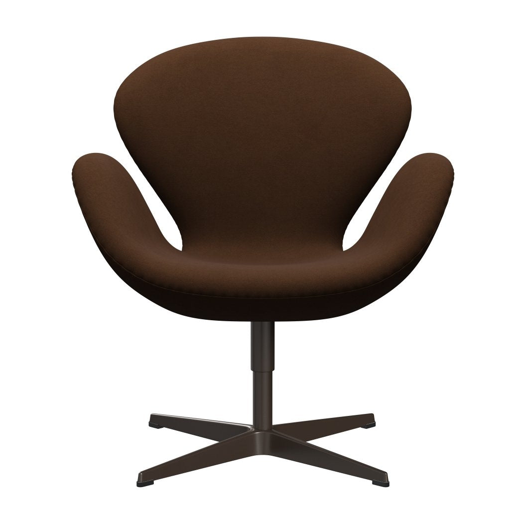 Sedia da salone Fritz Hansen Swan, bronzo marrone/comfort beige (00010)