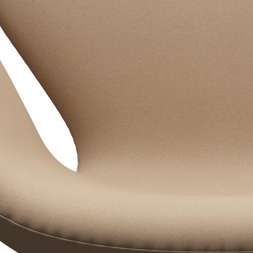 Sedia da salone Fritz Hansen Swan, bronzo marrone/comfort beige (61003)