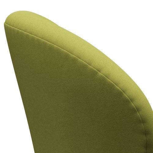 Fritz Hansen Chaise salon de cygne, bronze brun / confort beige / vert