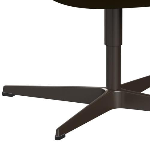 Sedia da salone Fritz Hansen Swan, bronzo marrone/Comfort Brown (68007)