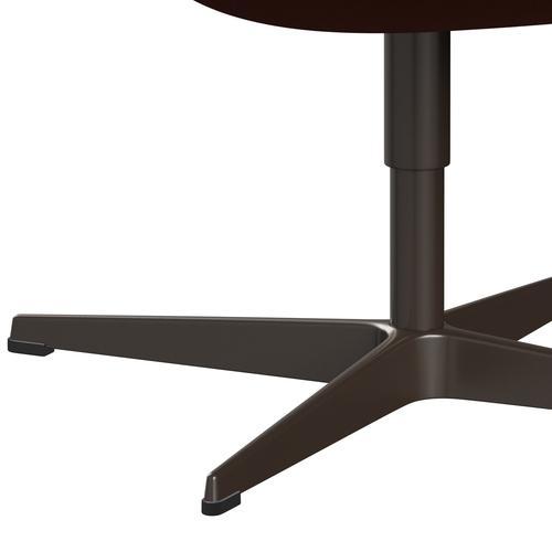 Fritz Hansen Swan Lounge Stuhl, braune Bronze/Komfort Dunkelrot (61018)