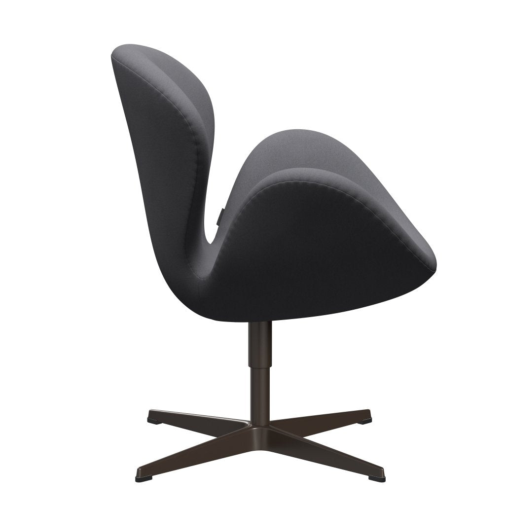 Sedia da salone Fritz Hansen Swan, bronzo marrone/comfort grigio (01012)