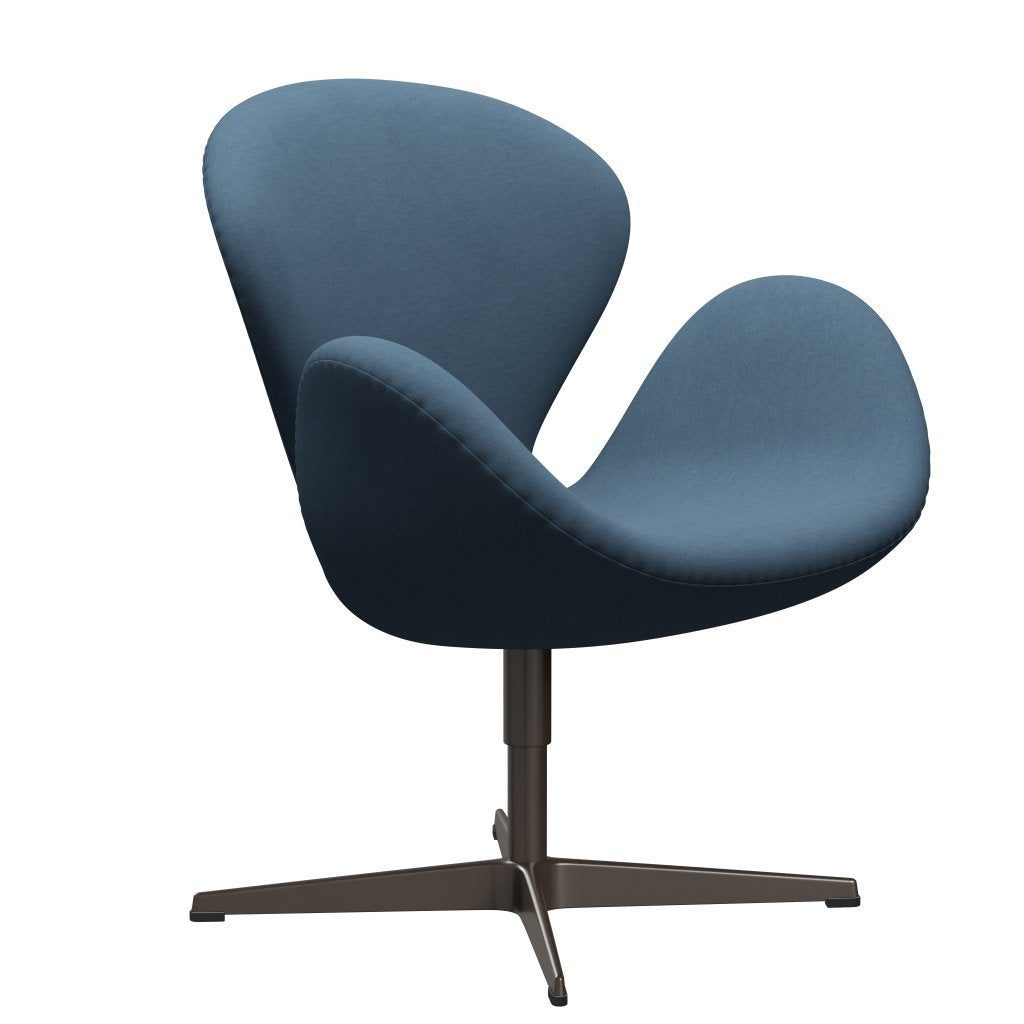 Sedia da salone Fritz Hansen Swan, bronzo marrone/comfort grigio (01160)