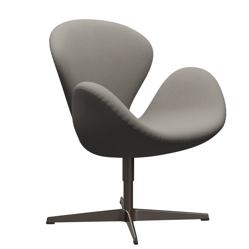 Fritz Hansen Swan Lounge -tuoli, ruskea pronssi/mukavuusharmaa (60003)