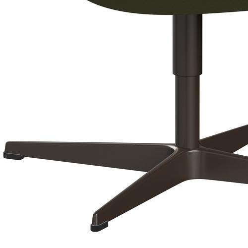 Sedia da salone Fritz Hansen Swan, bronzo marrone/comfort grigio (68009)