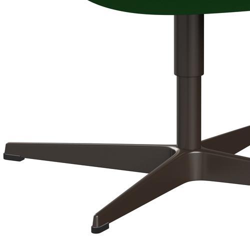 Fritz Hansen Swan Lounge -tuoli, ruskea pronssi/Comfort Green (68003)