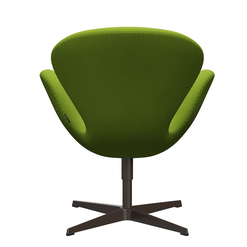 Fritz Hansen Swan Lounge -tuoli, ruskea pronssi/Comfort Green (68011)