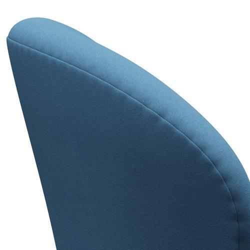 Fritz Hansen Swan Lounge Stuhl, braune Bronze/Komfort hellblau (01124)