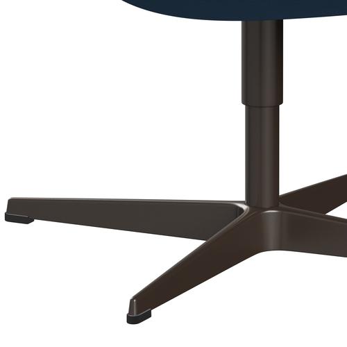 Fritz Hansen Swan Lounge Stuhl, braune Bronze/Komfort hellblau (01124)