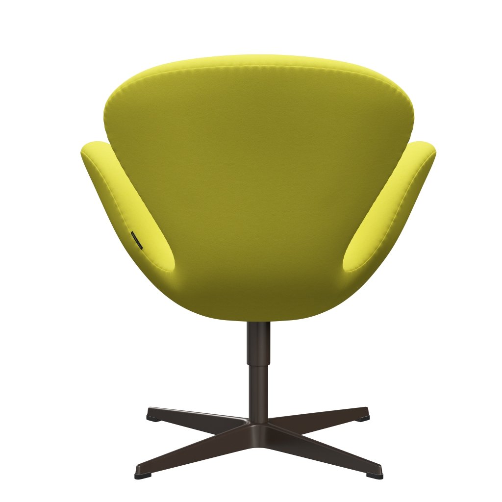 Fritz Hansen Swan Lounge Sillón, bronce marrón/comodidad amarillo claro