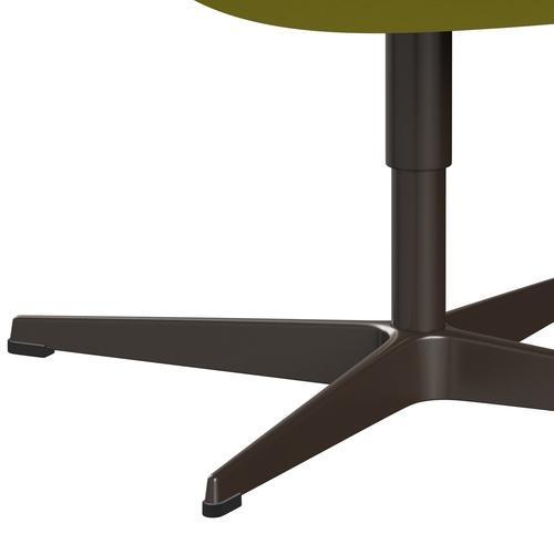 Sedia fritz Hansen Swan Lounge, bronzo marrone/comfort chiaro