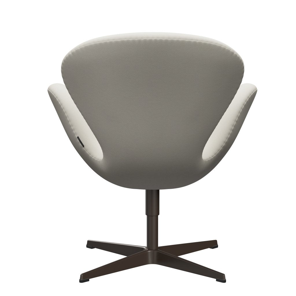 Fritz Hansen Swan Lounge Stuhl, braune Bronze/Komfort hellgrau