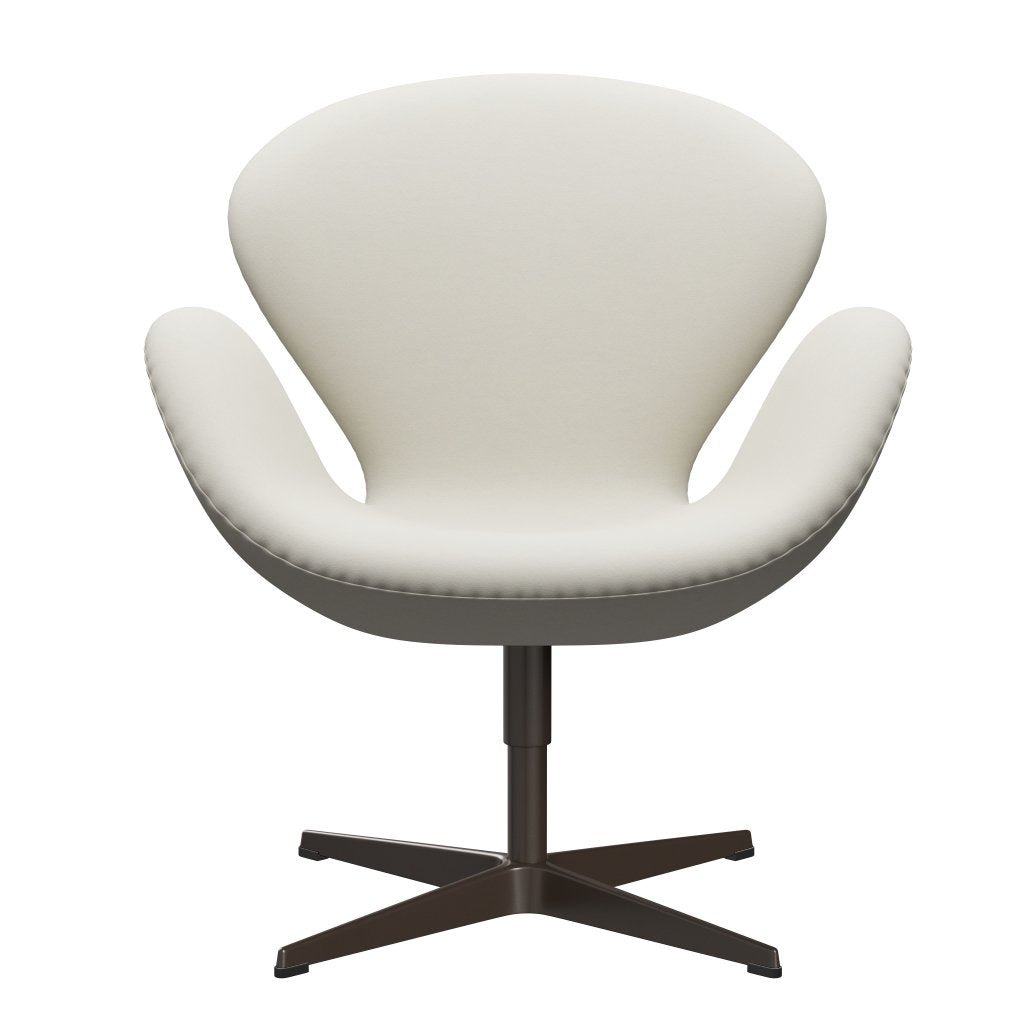 Sedia da salotto Fritz Hansen Swan, bronzo marrone/comfort grigio chiaro