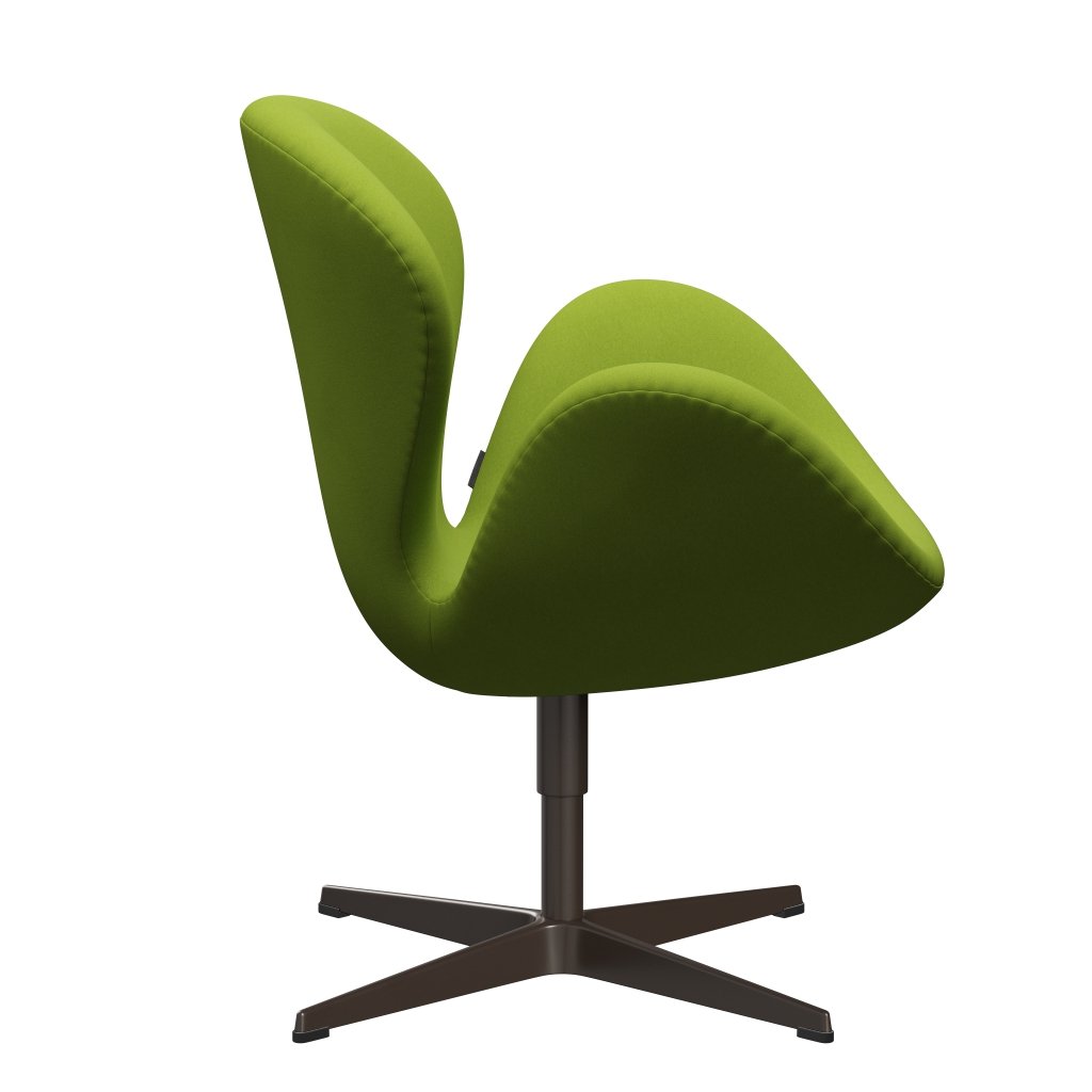 Fritz Hansen Swan Lounge Stuhl, braune Bronze/Komfort hellgrün (68000)