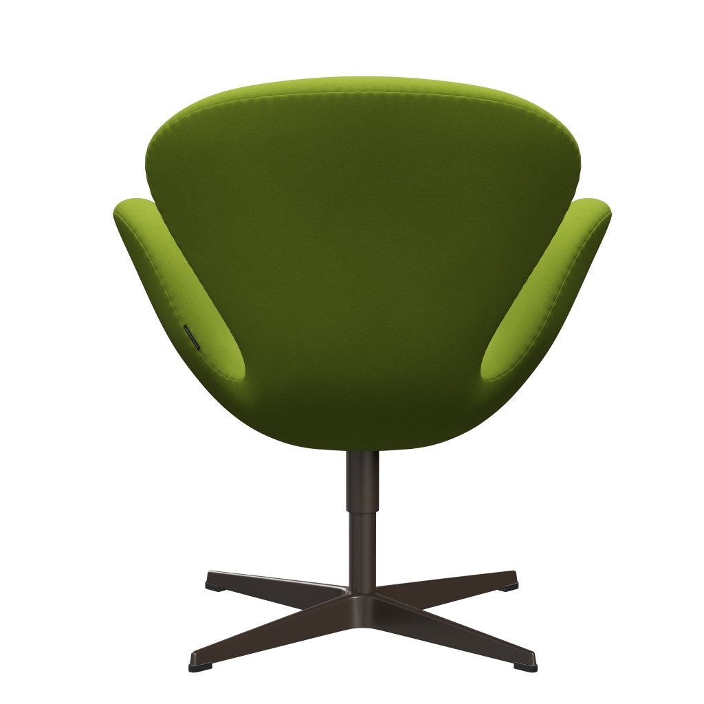 Fritz Hansen Swan Lounge -stoel, bruin brons/comfortlicht groen (68000)