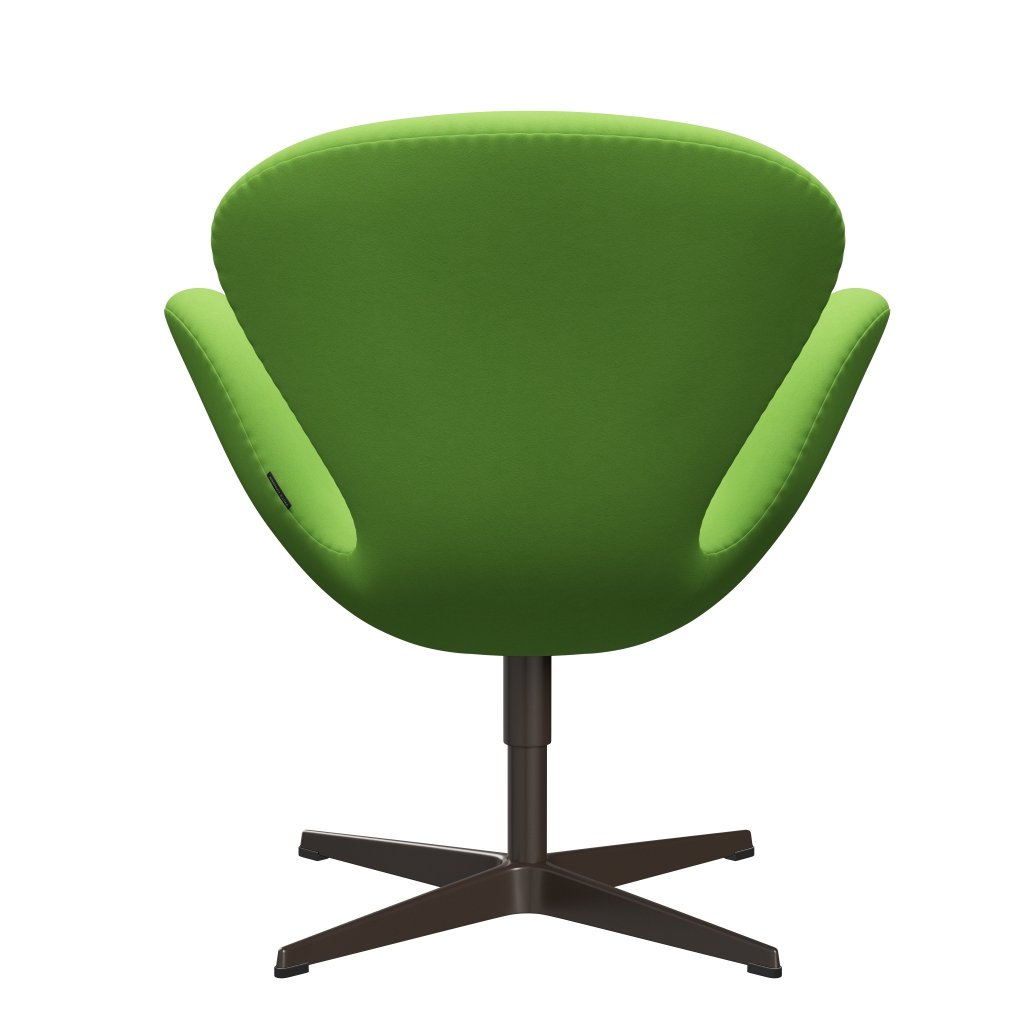 Fritz Hansen Swan Lounge -stoel, bruin brons/comfort licht groen (68010)