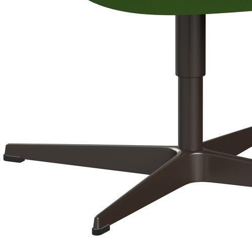 Fritz Hansen Swan Lounge -stoel, bruin brons/comfort licht groen (68010)