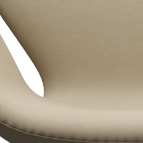 Sedia da salone Fritz Hansen Swan, Bronzo marrone/Comfort Sand Light (61002)