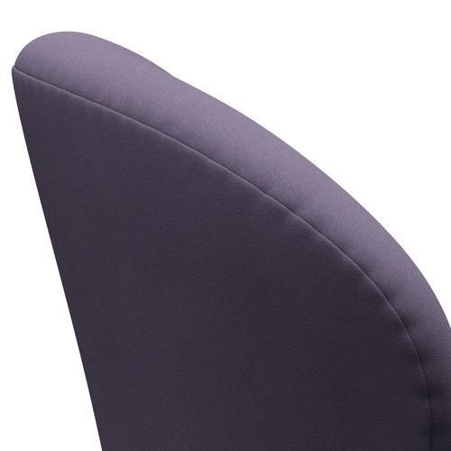 Fritz Hansen Swan Lounge -stoel, bruin brons/comfort violet