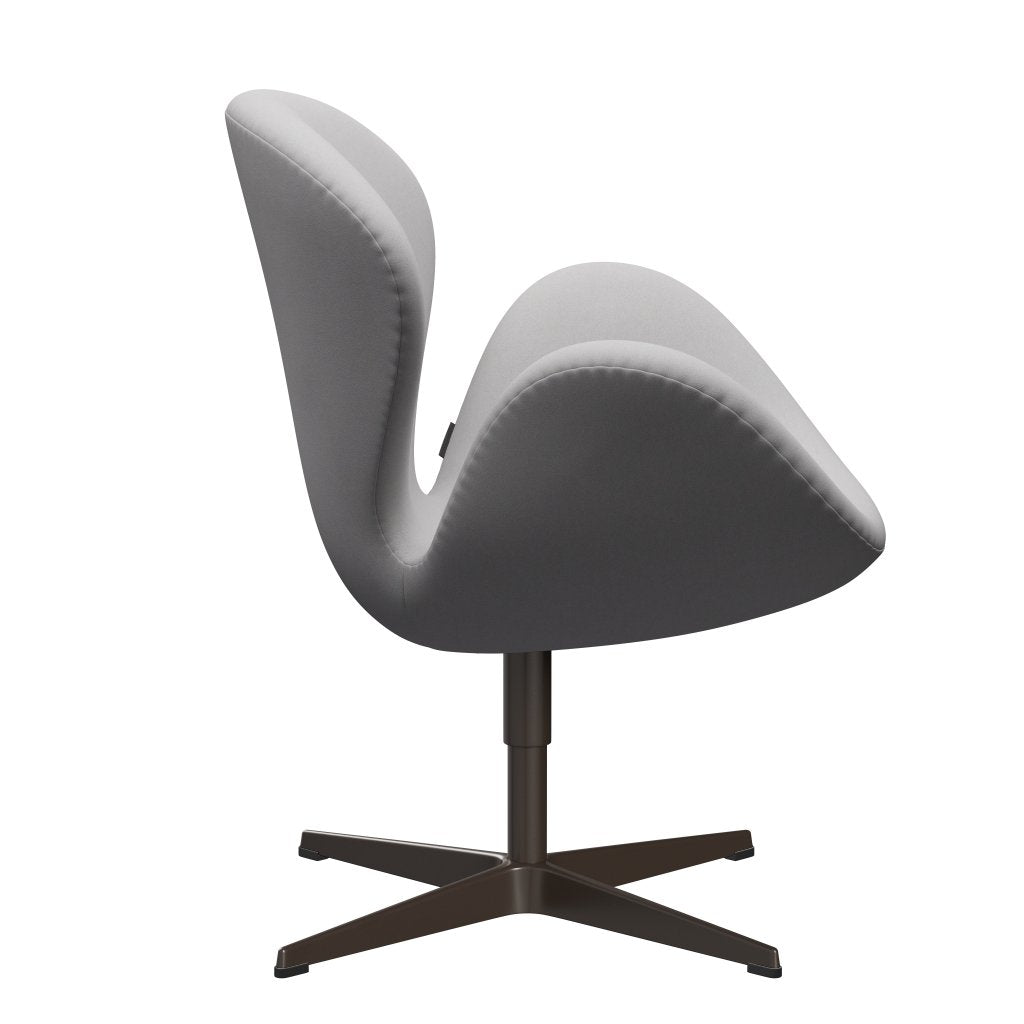 Fritz Hansen Swan Lounge -stoel, bruin brons/comfort wit/grijs