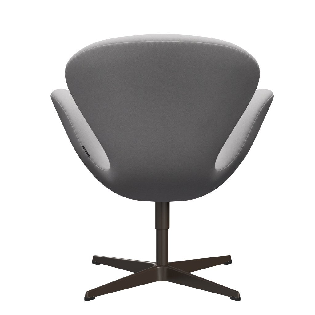 Sedia fritz Hansen Swan Lounge, bronzo marrone/comfort bianco/grigio