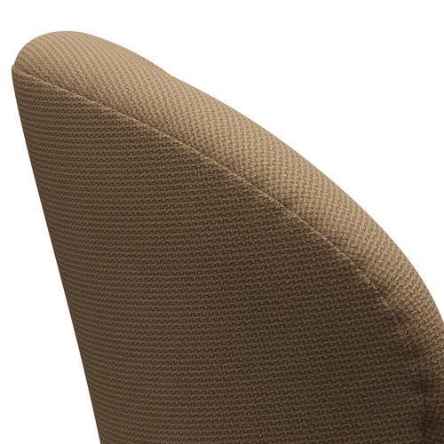 Sedia fritz Hansen Swan Lounge, bronzo marrone/sabbia d'oro Diablo