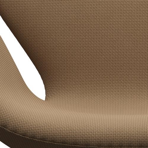 Sedia fritz Hansen Swan Lounge, bronzo marrone/sabbia d'oro Diablo