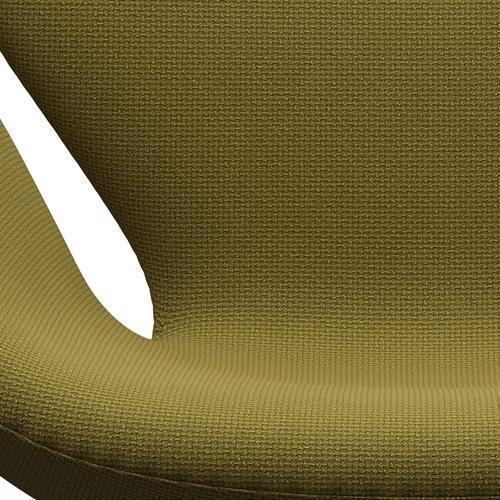 Sedia da salone Fritz Hansen Swan, bronzo marrone/verde autunno Diablo