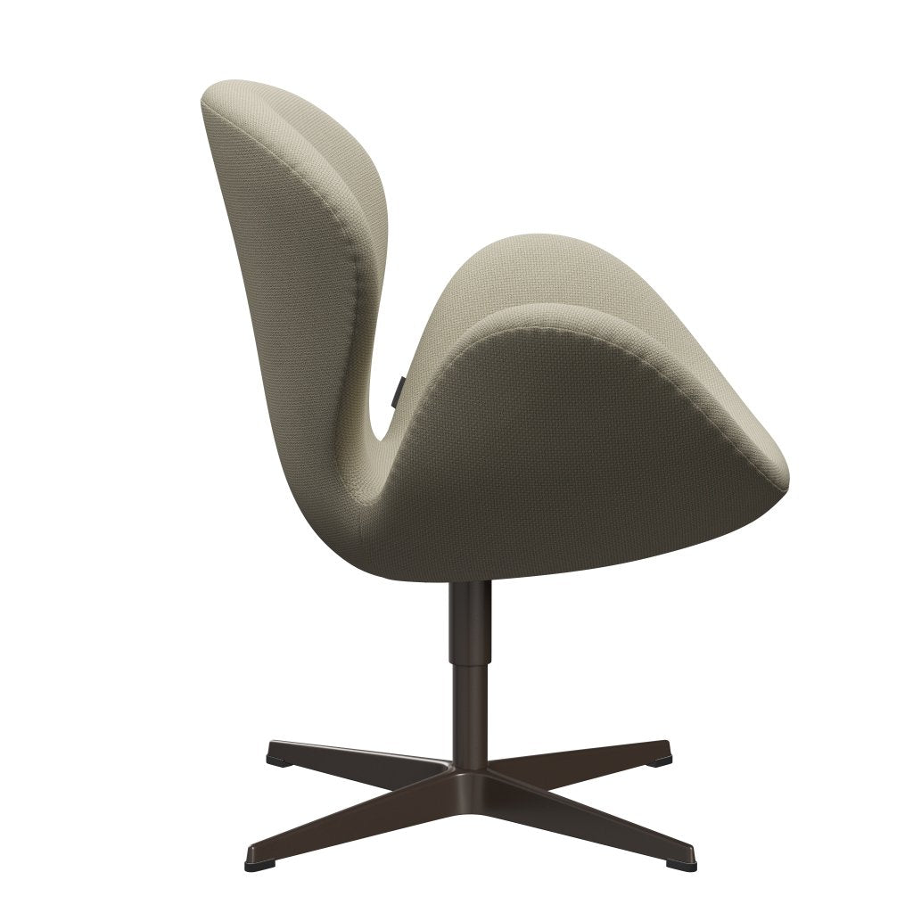 Fritz Hansen Swan Lounge stol, brun bronze/diablo sand