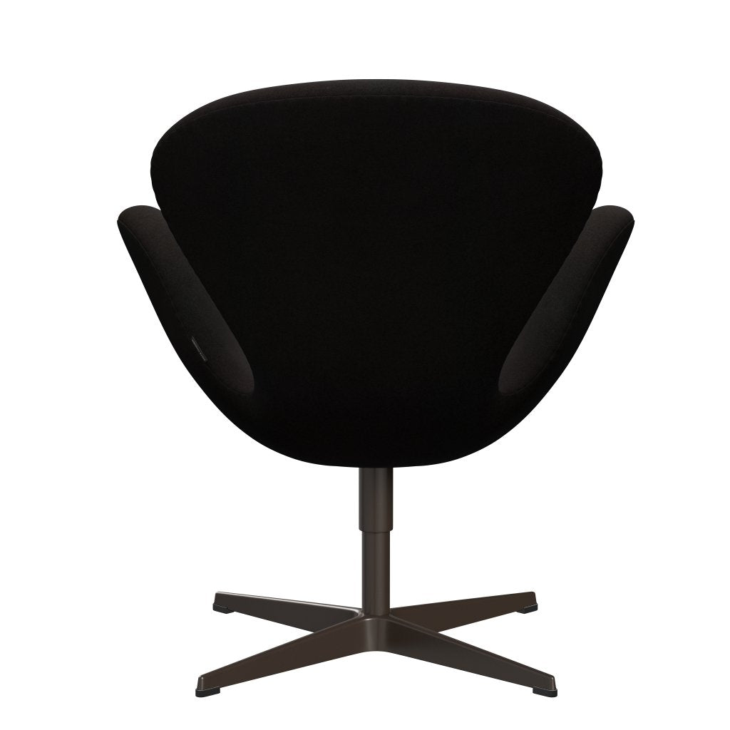 Fritz Hansen Swan Lounge Silla, Bronce marrón/Divina Dark Brown (384)