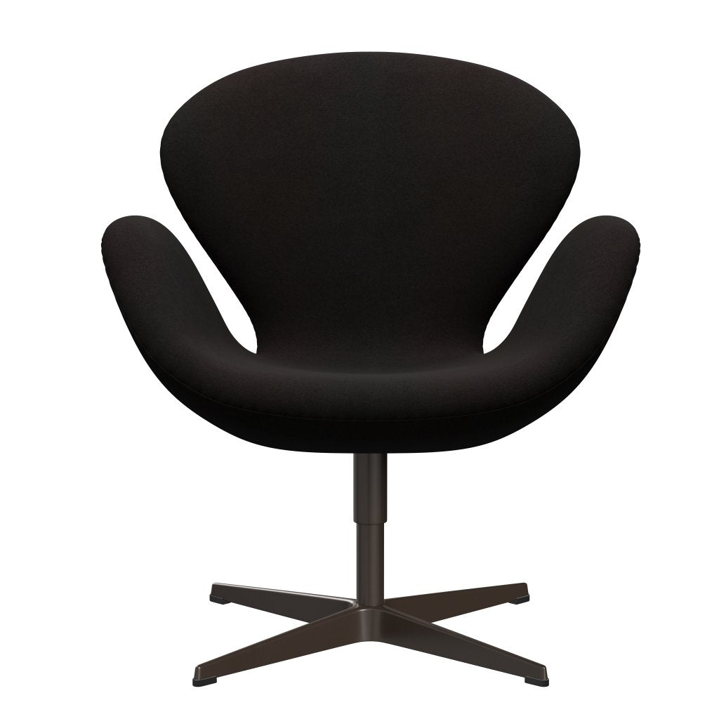 Fritz Hansen Swan Lounge stól, Brown Bronze/Divina Dark Brown (384)