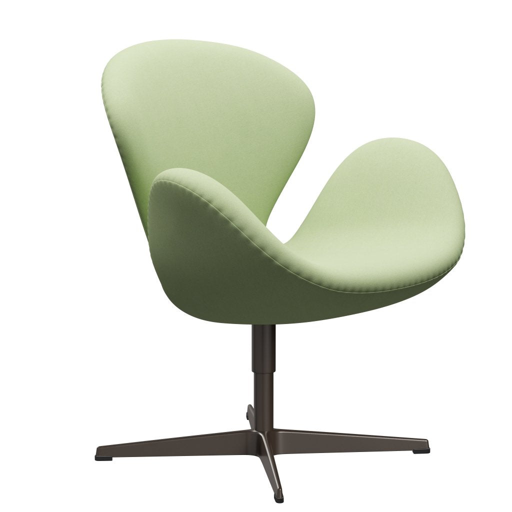 Fritz Hansen Swan Lounge stol, brun bronze/divina lysegul