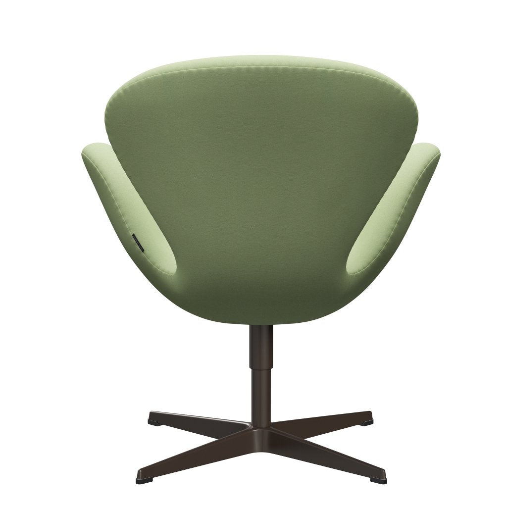 Fritz Hansen Swan Lounge Silla, Bronce marrón/Divina amarillo claro