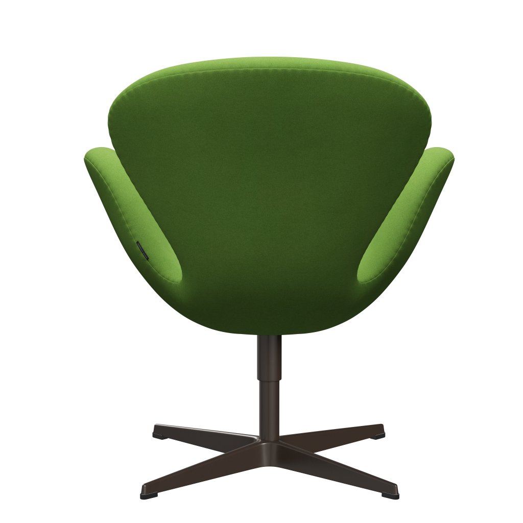 Fritz Hansen Swan Lounge stól, Brown Bronze/Divina Lime Light