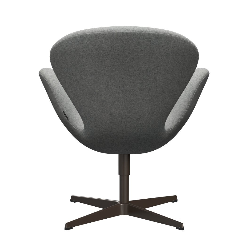 Fritz Hansen Swan休息室，棕色青铜/Divina Melange Light Grey