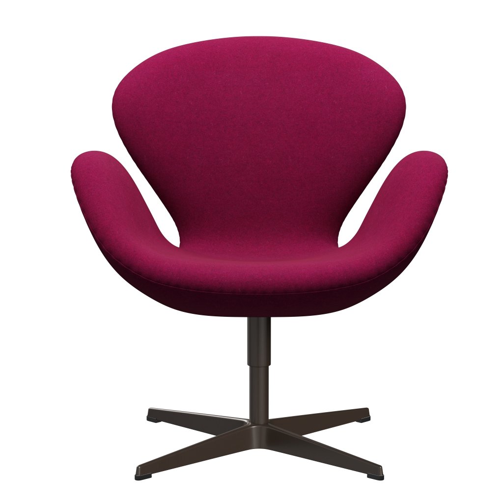 Fritz Hansen Swan Lounge stól, Brown Bronze/Divina Melange Pink varalitur