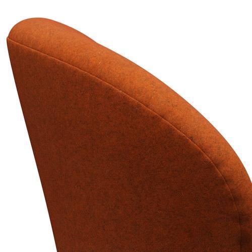 Fritz Hansen Swan Lounge stol, brun bronze/divina melange orange