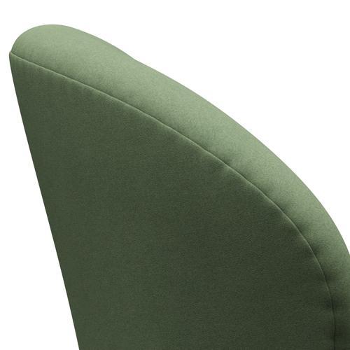 Sedia da salone Fritz Hansen Swan, bronzo marrone/verde oliva