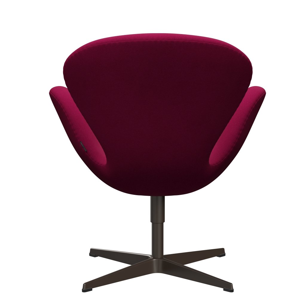 Fritz Hansen Swan Lounge Chair, Brown Bronze/Divina Pink Dark