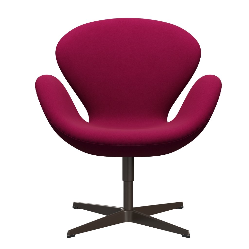 Fritz Hansen Swan Lounge Chair, braune Bronze/Divina Pink Dunkelheit