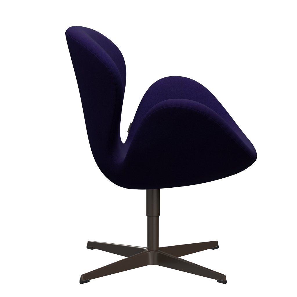 Fritz Hansen Swan Lounge Chair, braune Bronze/Divina Violet Dark (692)