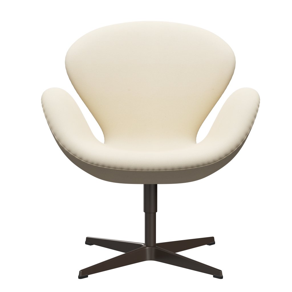 Fritz Hansen Swan Lounge Chair, braune Bronze/Divina White