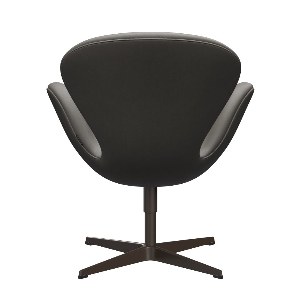 Fritz Hansen Swan Lounge -stoel, bruine bronzen/essentiële lava