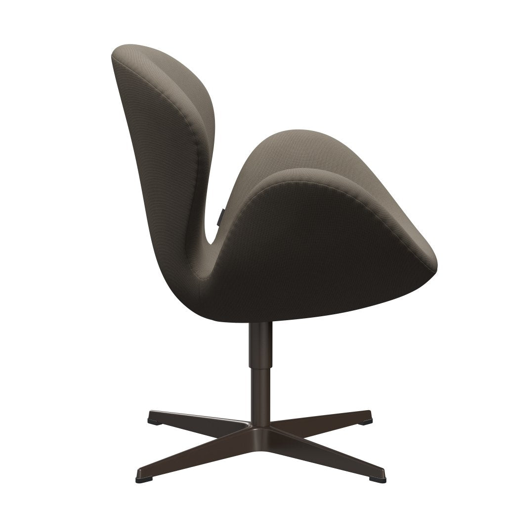 Fritz Hansen Swan Lounge -tuoli, ruskea pronssi/maine beige (61003)