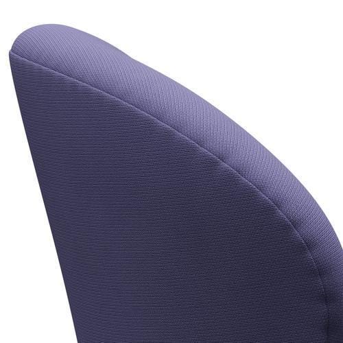 Fritz Hansen Swan Lounge Stuhl, braune Bronze/Ruhmblauer Blue Violet