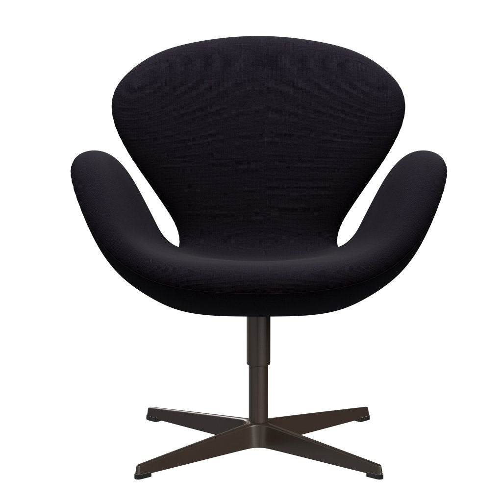 Fritz Hansen Swan Lounge stol, brun bronze/berømmelse Bordeaux (64055)