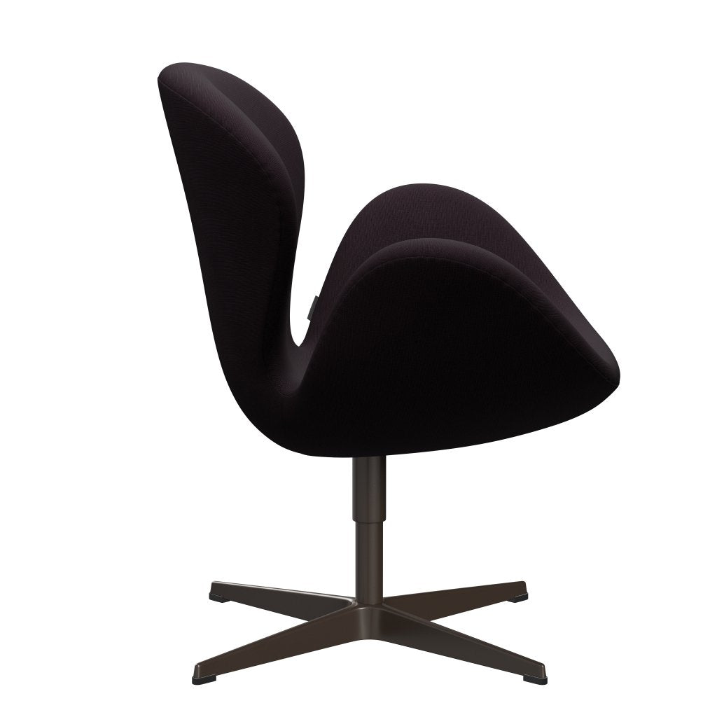 Fritz Hansen Swan Lounge Chair, Brown Bronze/Fame Brown (61108)