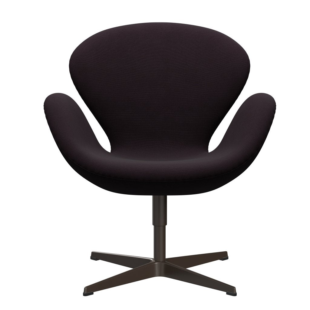 Sedia da salone Fritz Hansen Swan, bronzo marrone/marrone (61108)